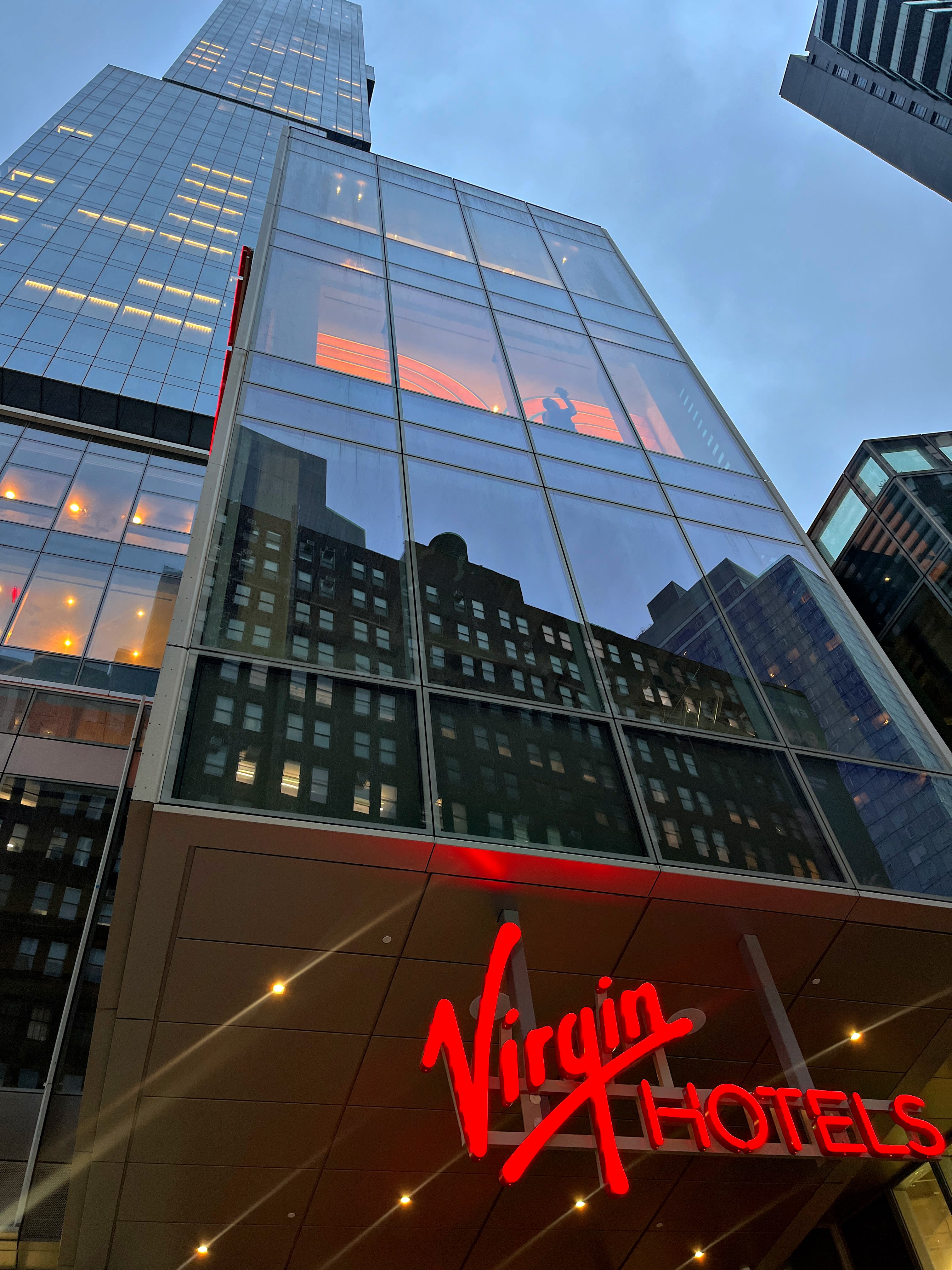 The facade of Virgin Hotels New York City