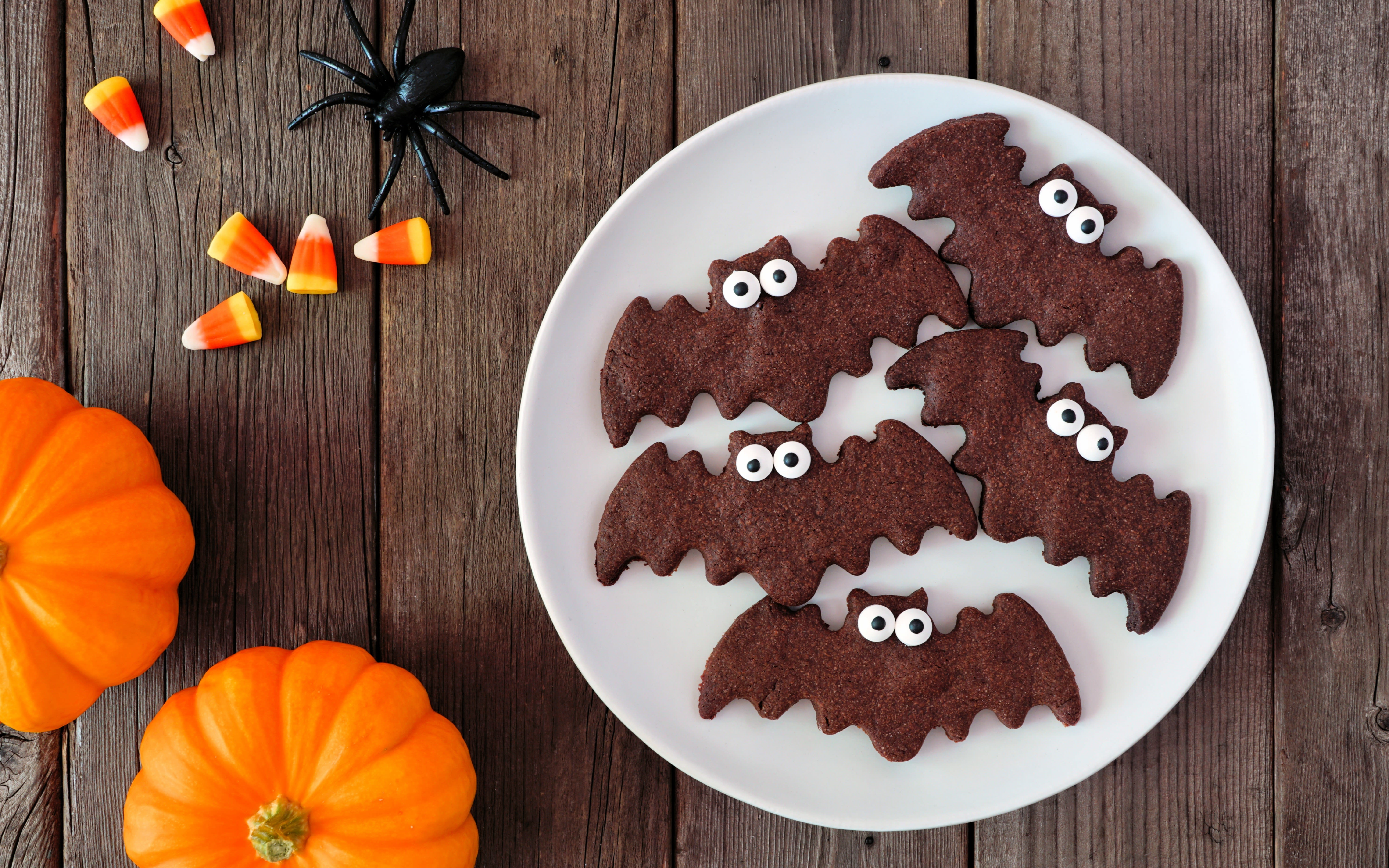 Halloween chocolate brownies