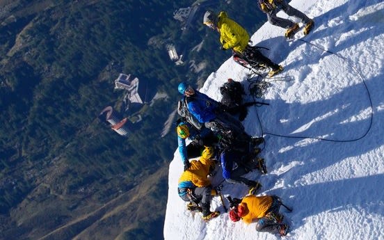 The team on Mount Matterhorn 