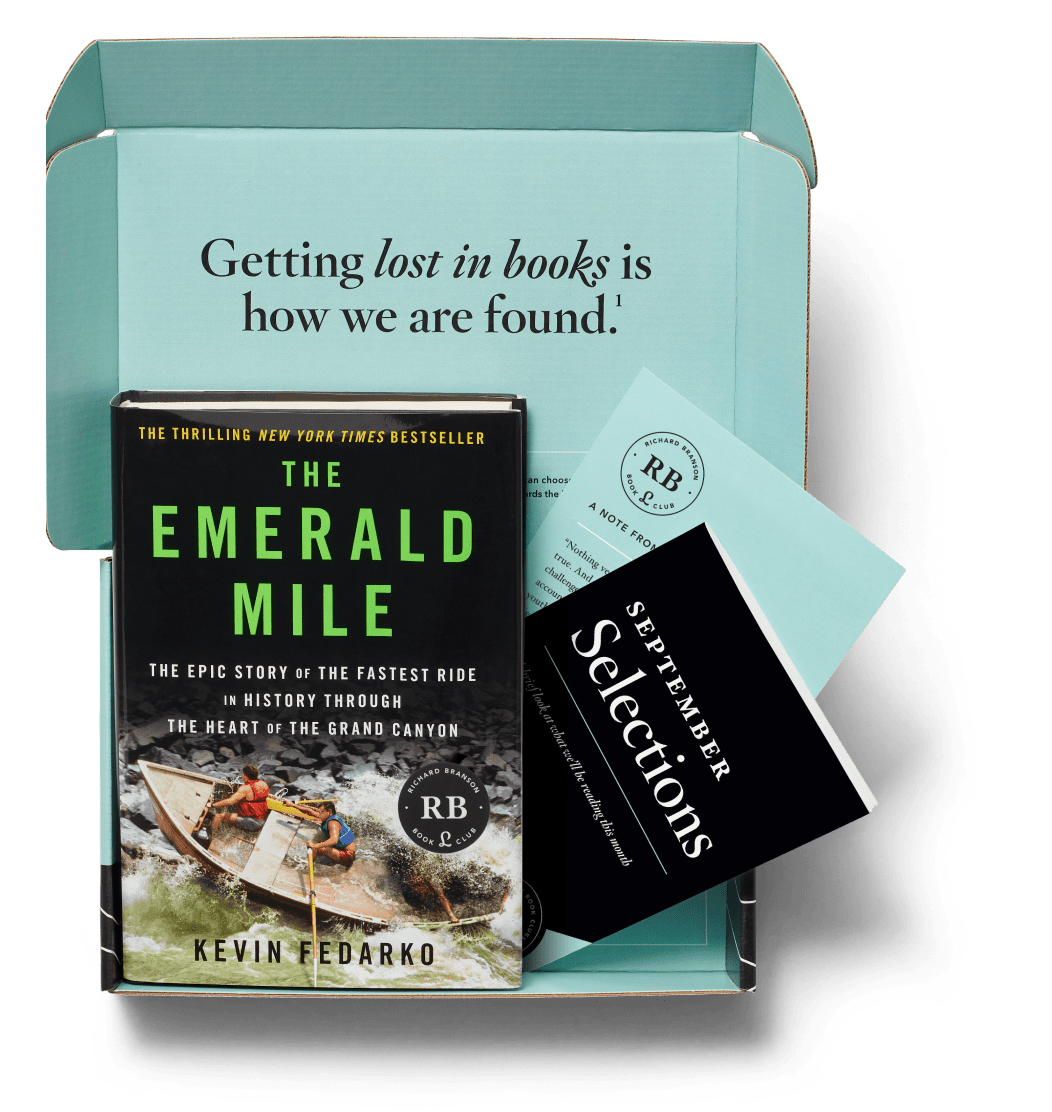 Richard Branson's Literati book club choice for September 2021 - The Emerald Mile