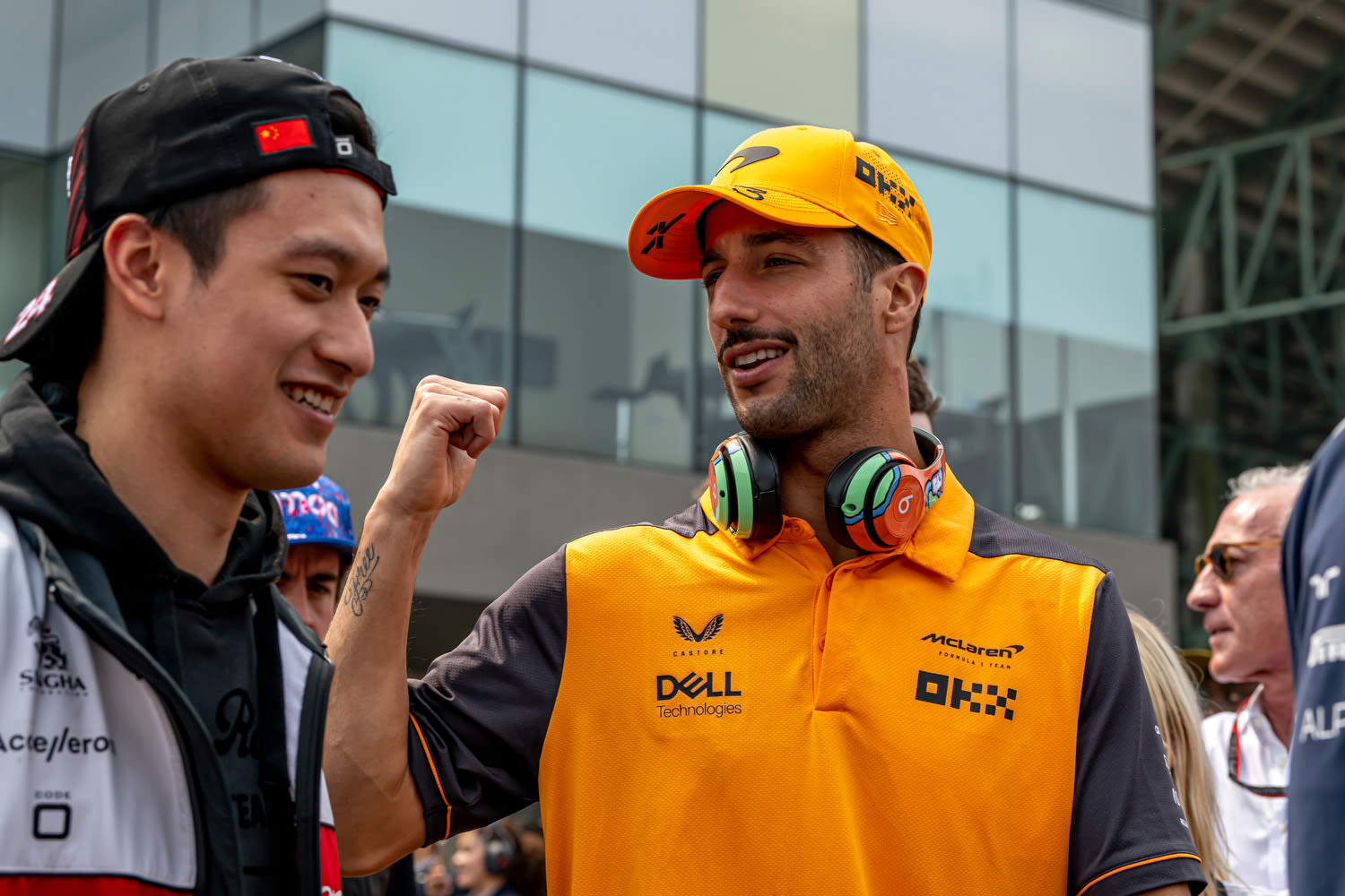 Daniel Ricciardo, from Australia competes for McLaren F1, wearing McLaren team Castore top. Race day, round 20 of the 2022 F1 championship.