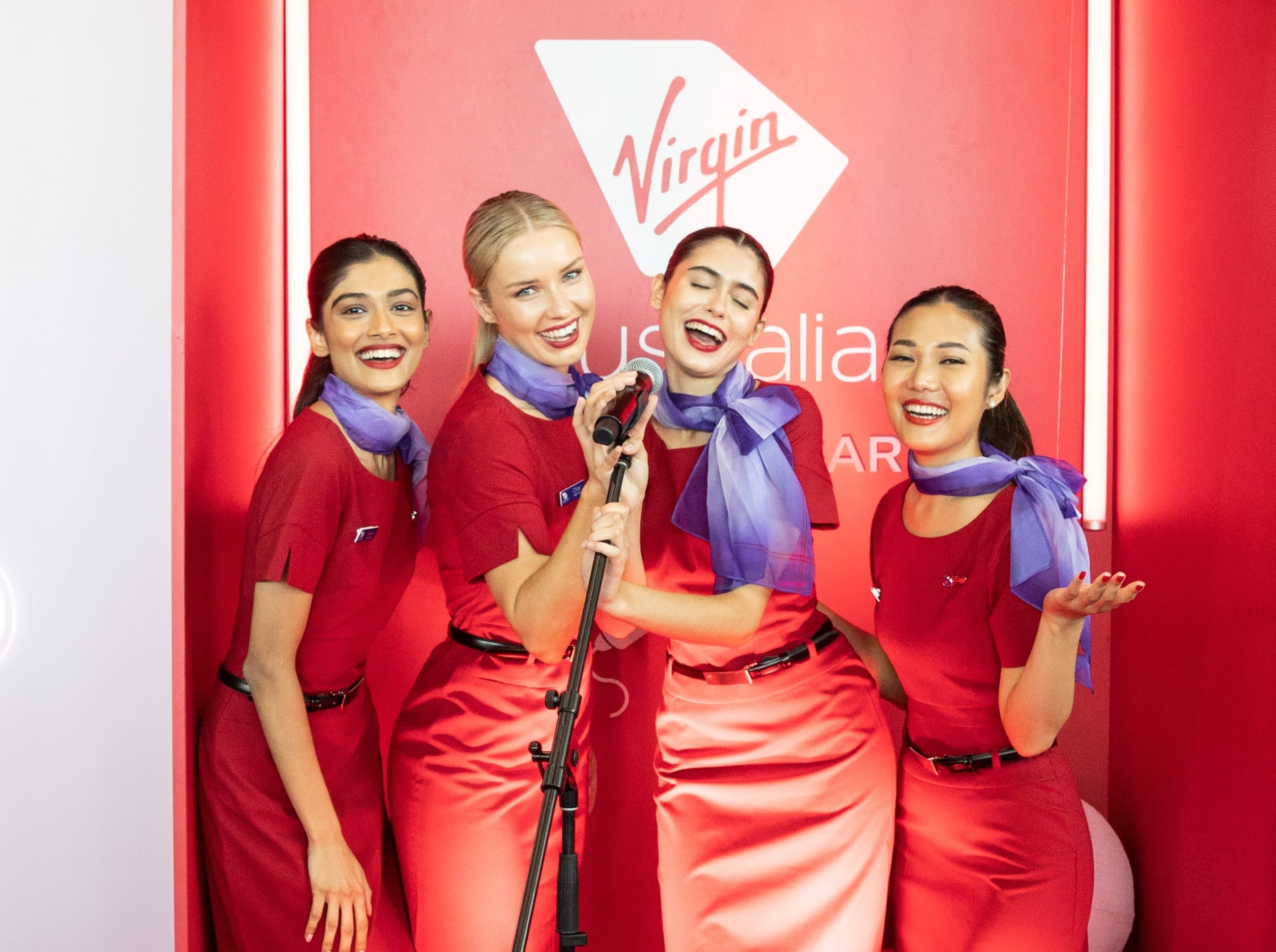 Virgin Australia's Tokyo inaugural flight