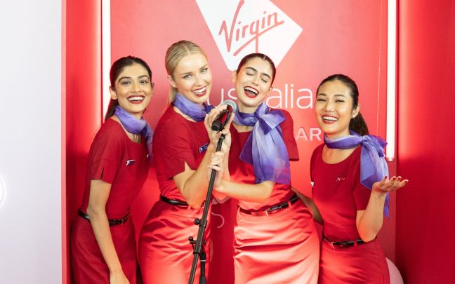 Virgin Australia's Tokyo inaugural flight