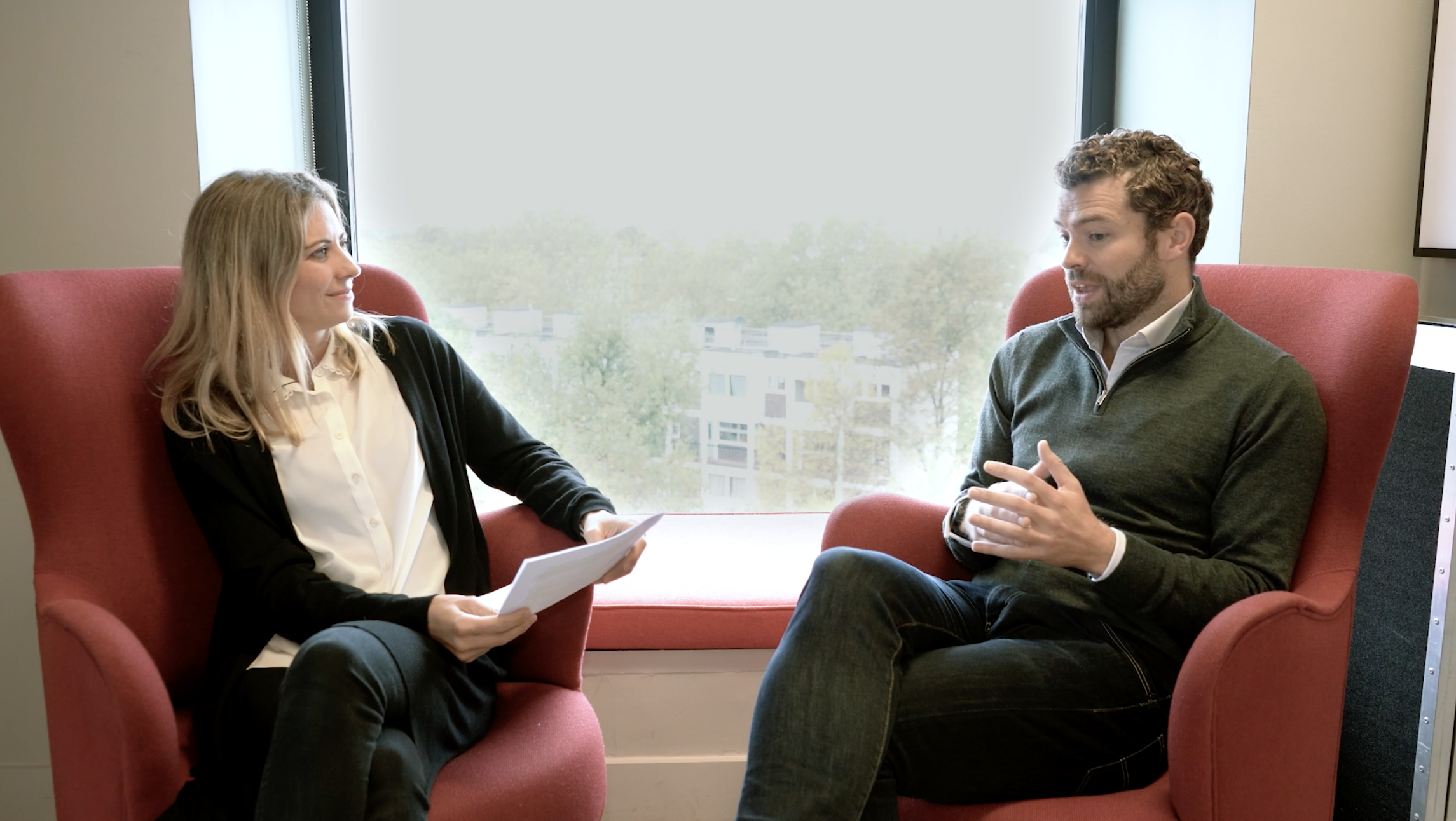 Holly Branson in conversation with Chris Turner as Campaign Director of the Better Business Act