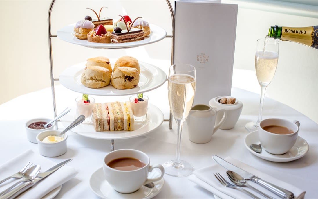 Image of afternoon tea at The Pump Room.