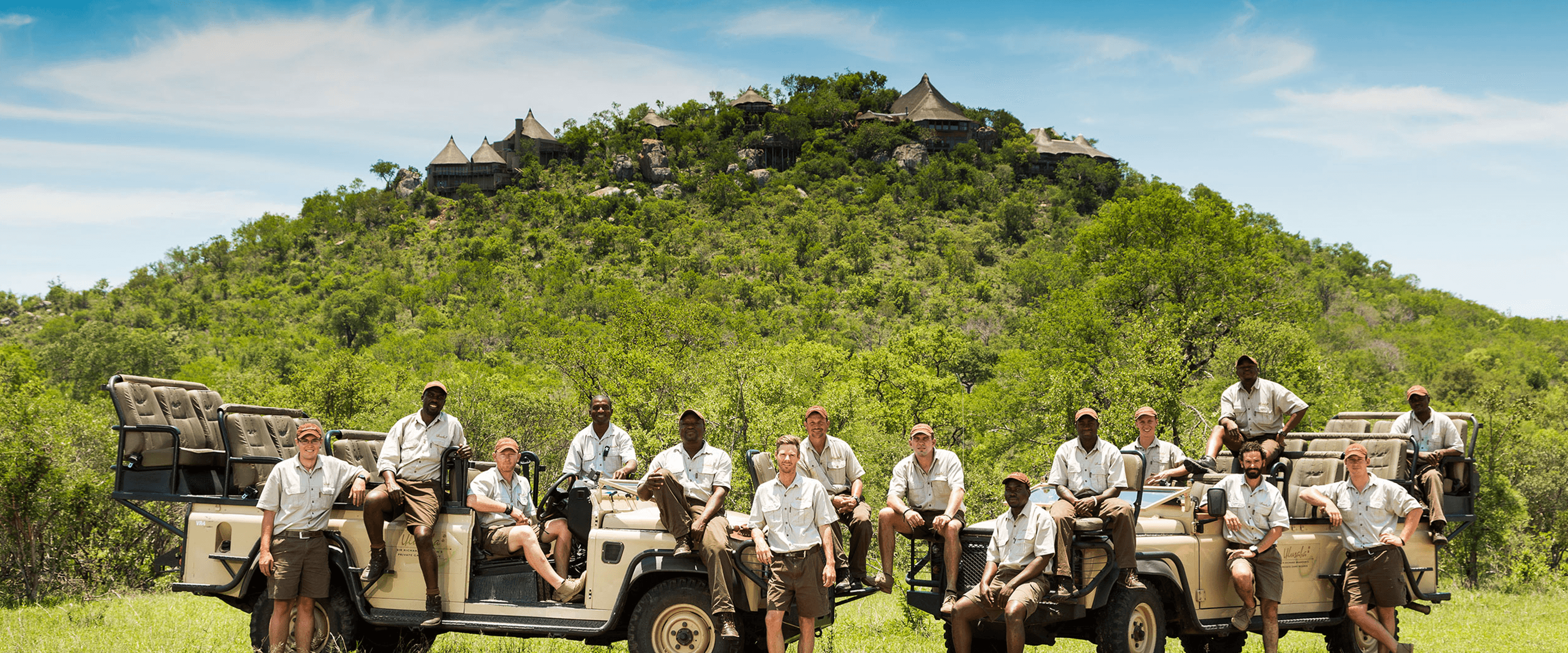 Rangers at Virgin Limited Edition's Ulusaba private safari game reserve