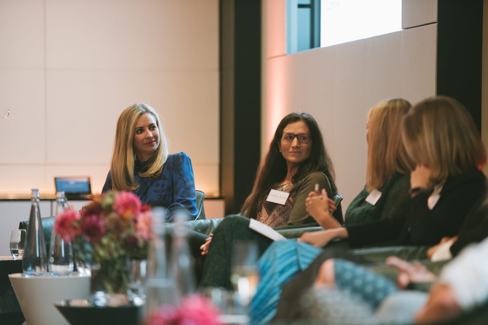 Holly Branson on a panel with female entrepreneurs