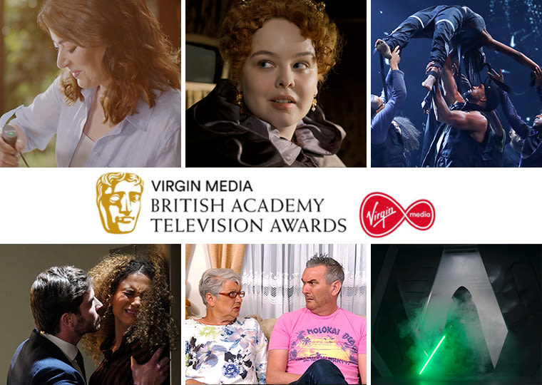 The nominees for the Virgin Media Must-See Moment at the Virgin Media BAFTAs