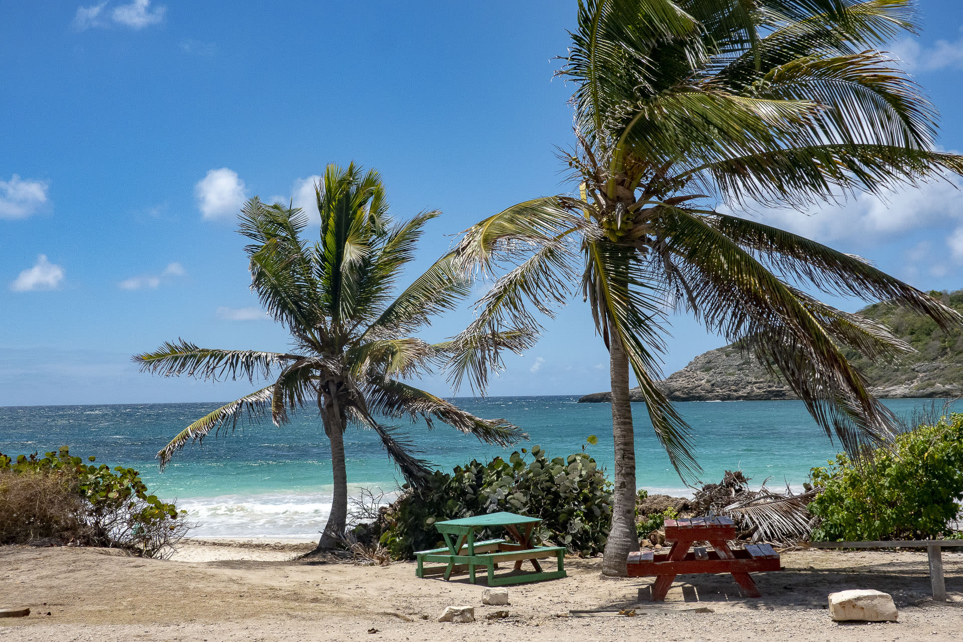 A beach in Antigua