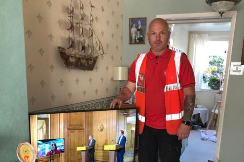 Craig Wilson, Virgin Media O2 engineer who went above and beyond to help a customer by replacing their broken tv during lockdown