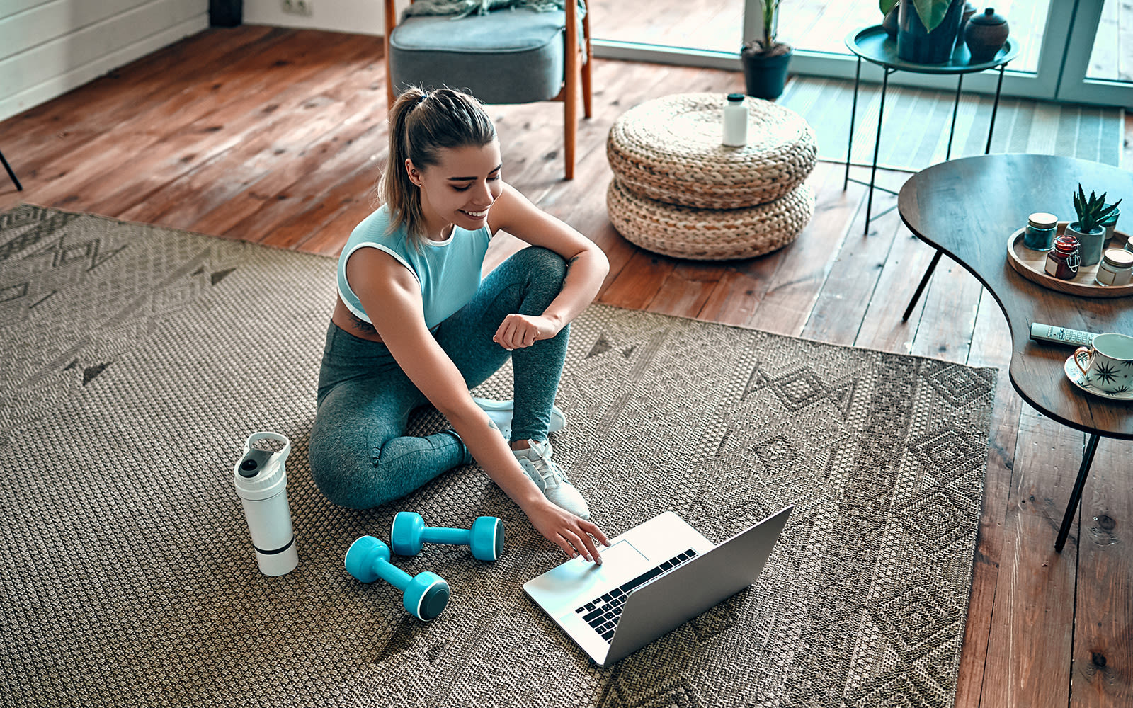 Woman working out