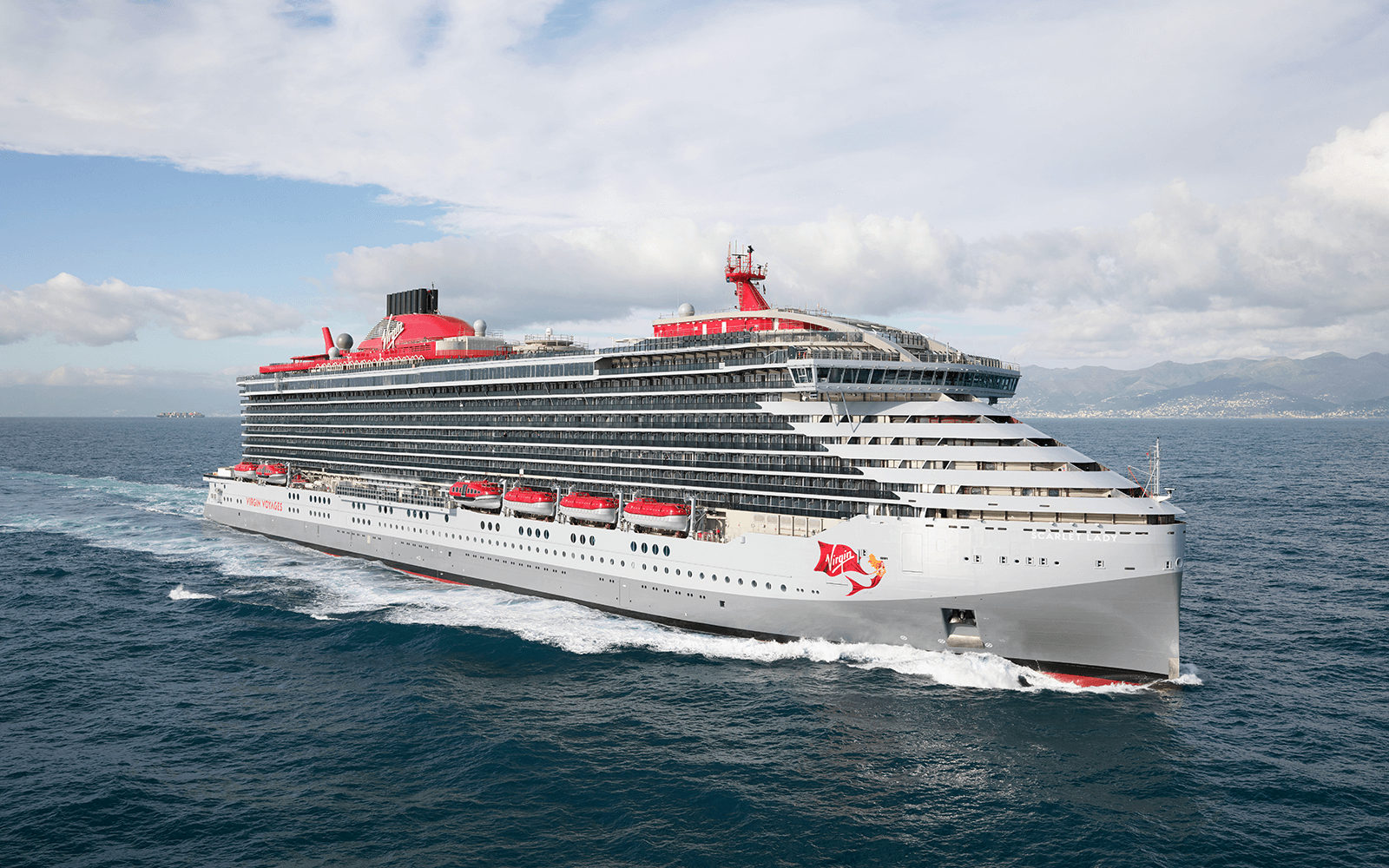 Virgin Voyages' Scarlet Lady cruise ship