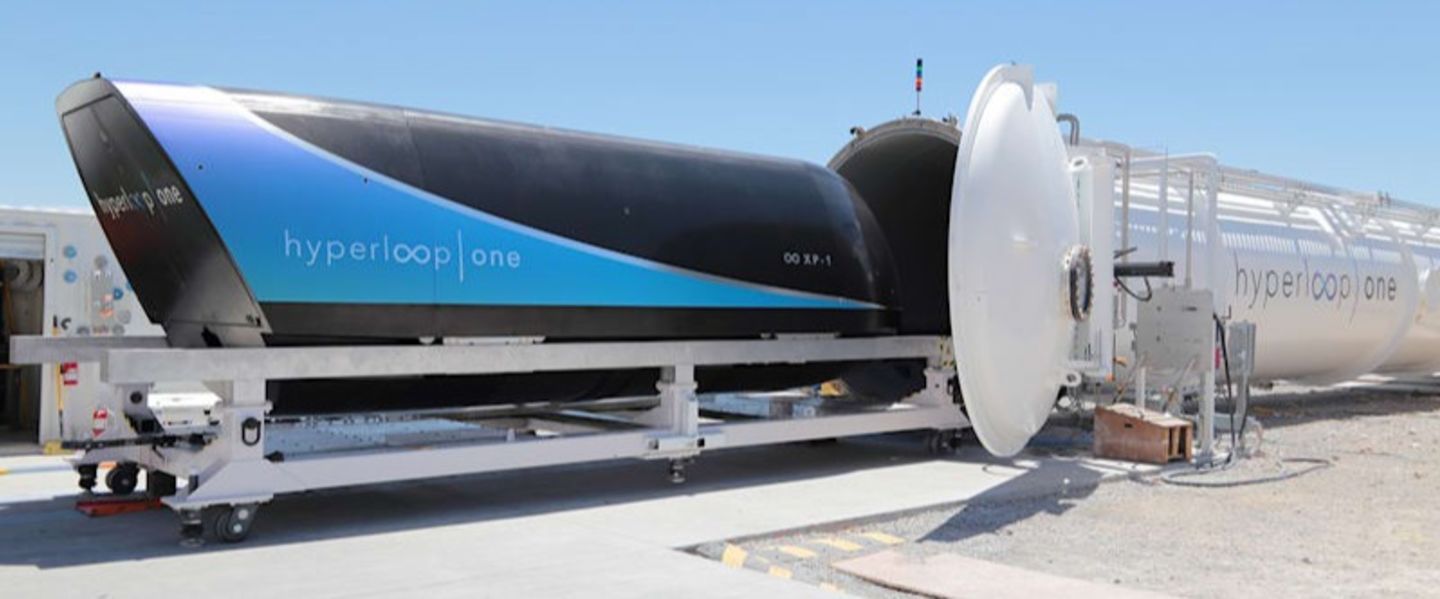 The Virgin Hyperloop pod