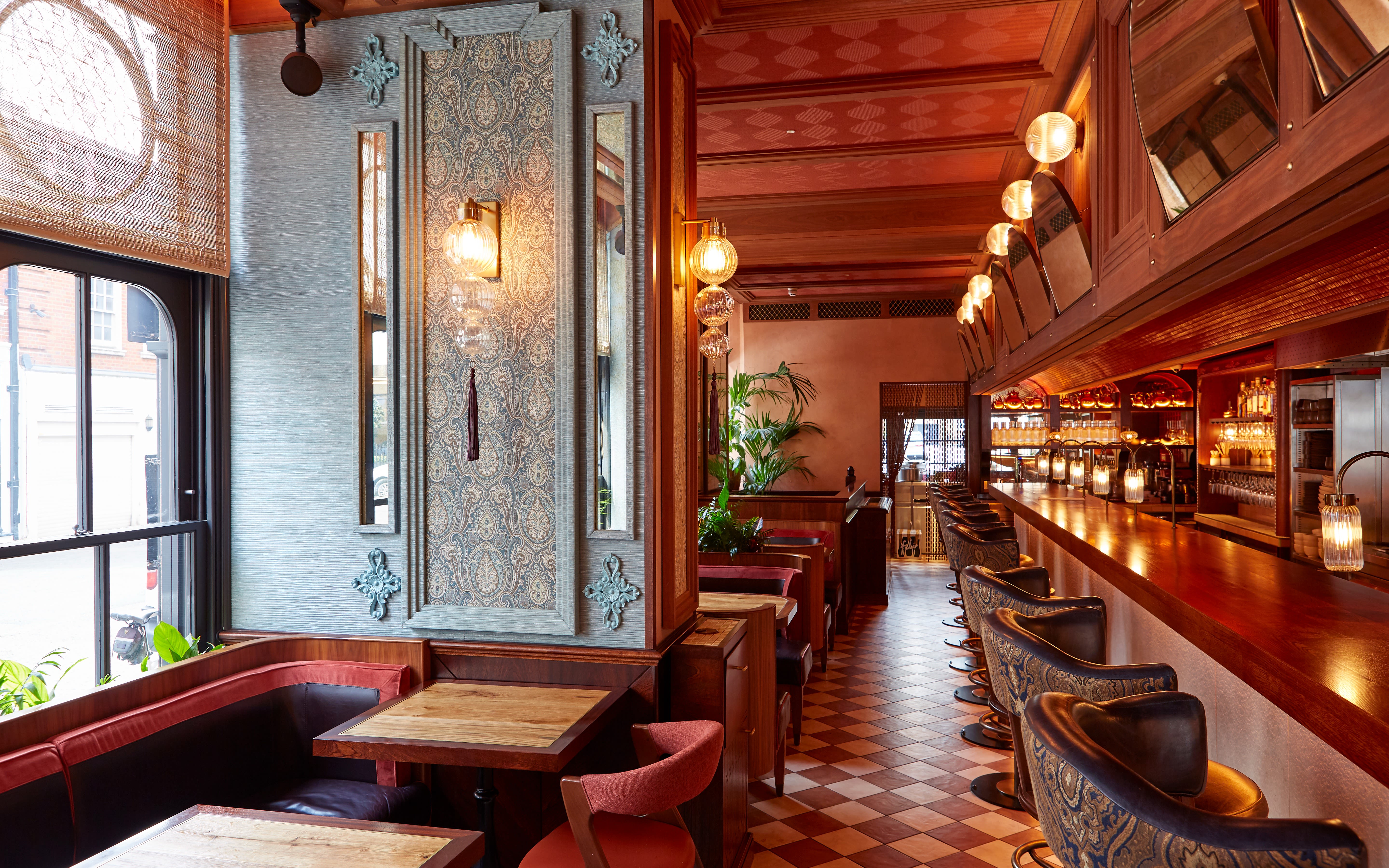 Image of the interior of Top 100 Restaurant for London, BiBi