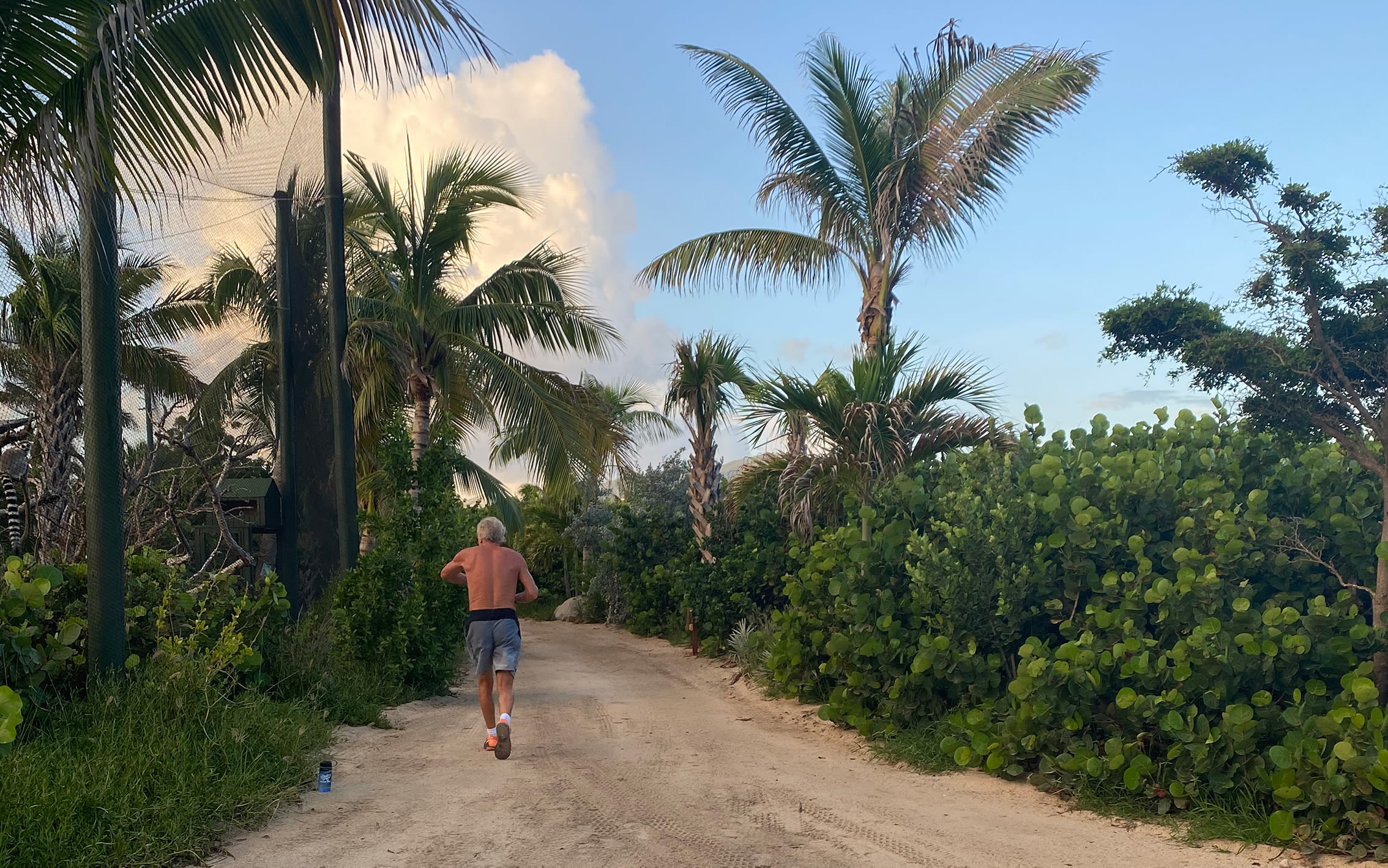 Richard Branson running a 10km run for the Strive Challenge