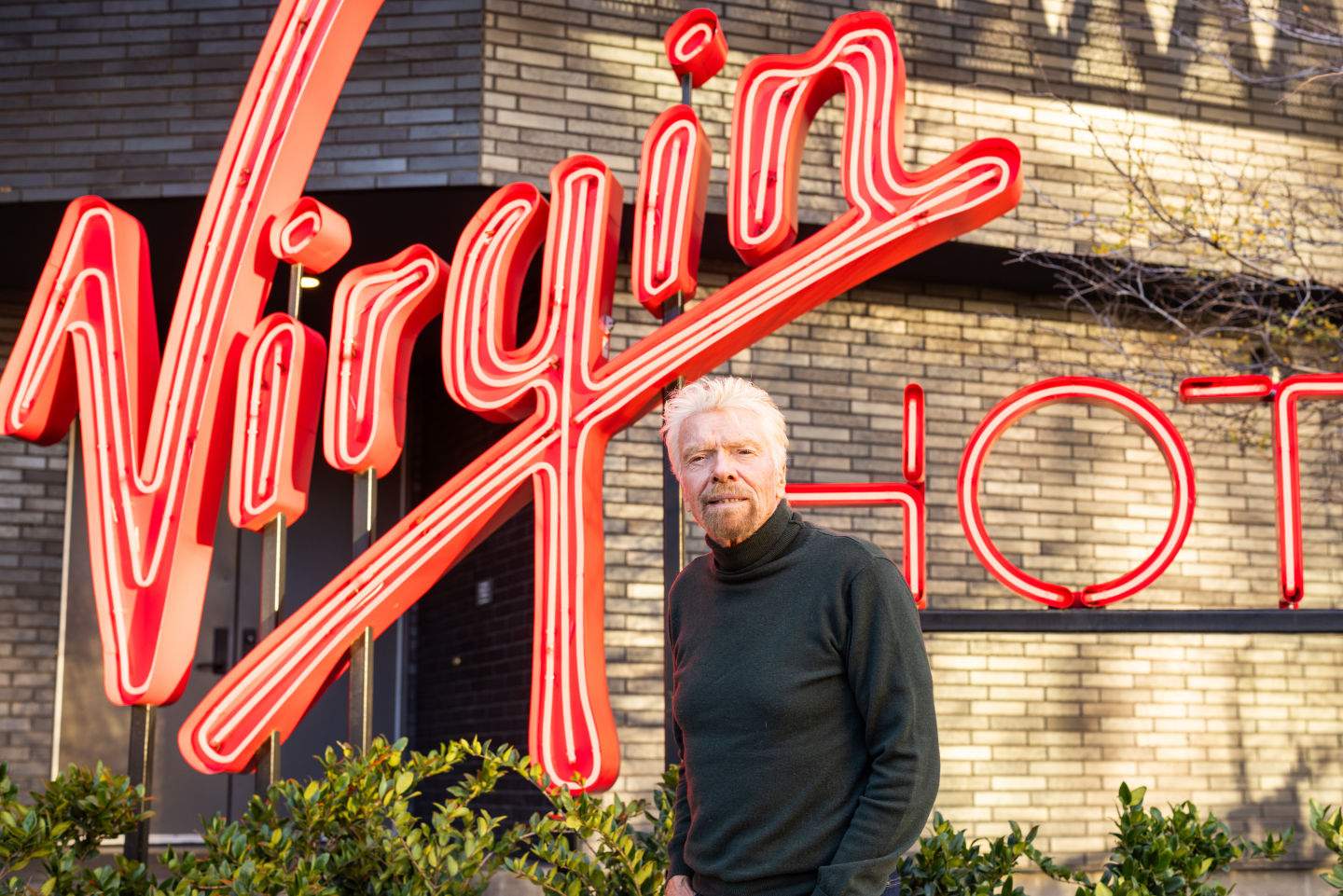 Richard Branson at Virgin Hotels Dallas