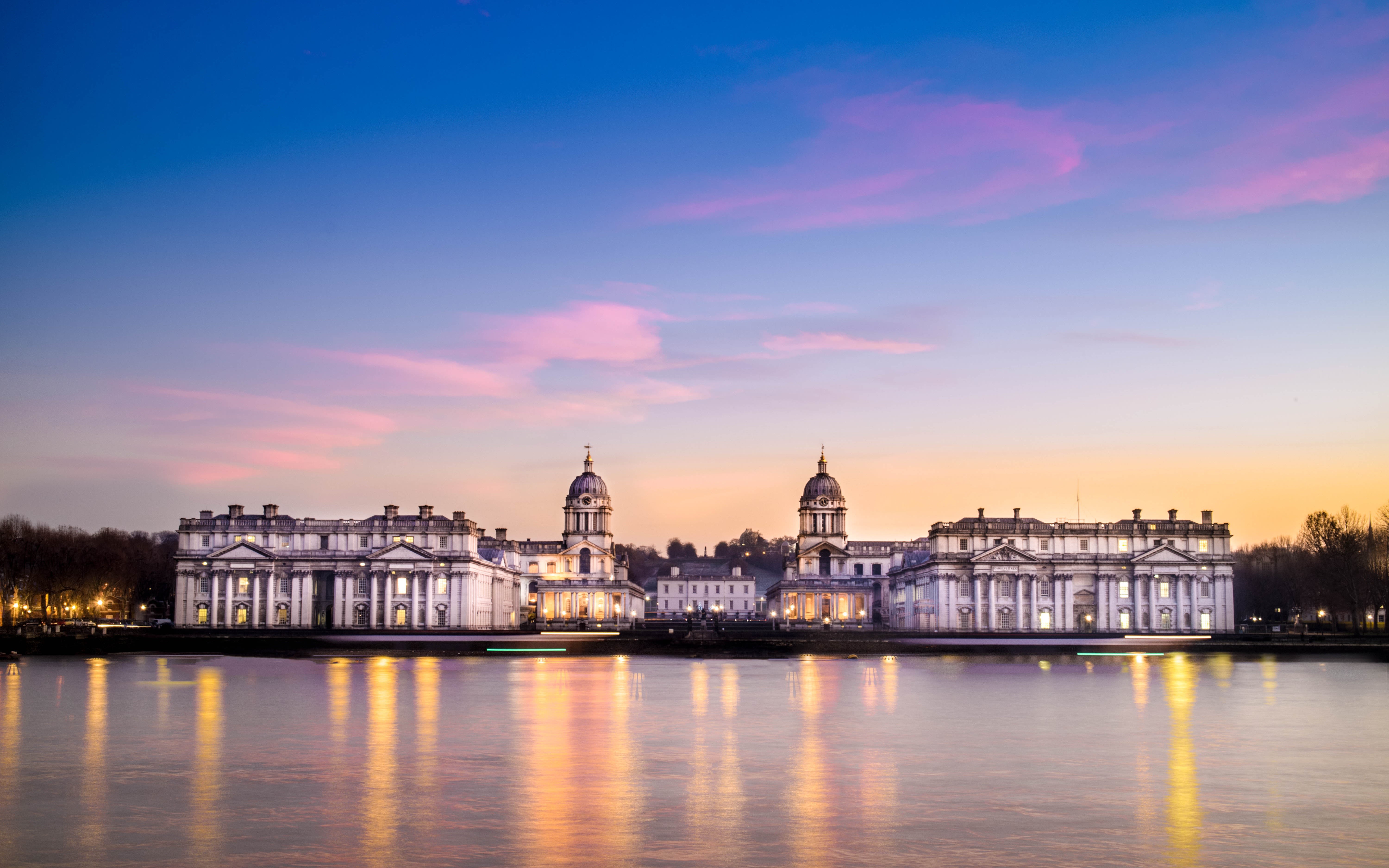 Image of Old Royal Naval College in Greenwich, London. 