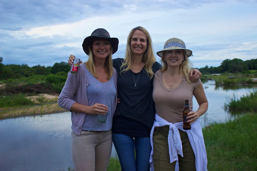 Helen Clarke, Jean Oelwang & Amber Kelleher Andrews in South Africa