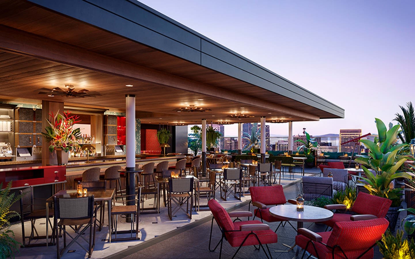 Virgin Hotels rooftop