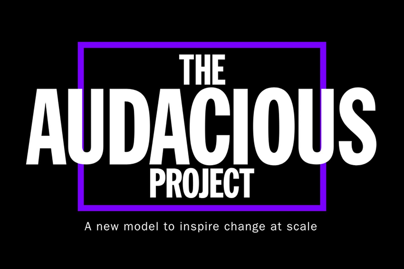 The Audacious Project logo