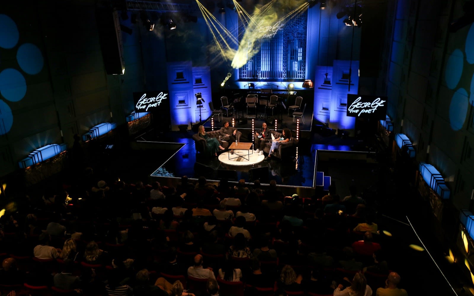 Holly Branson joining a panel on education with George The Poet as part of his BBC Sounds live show in London 2019