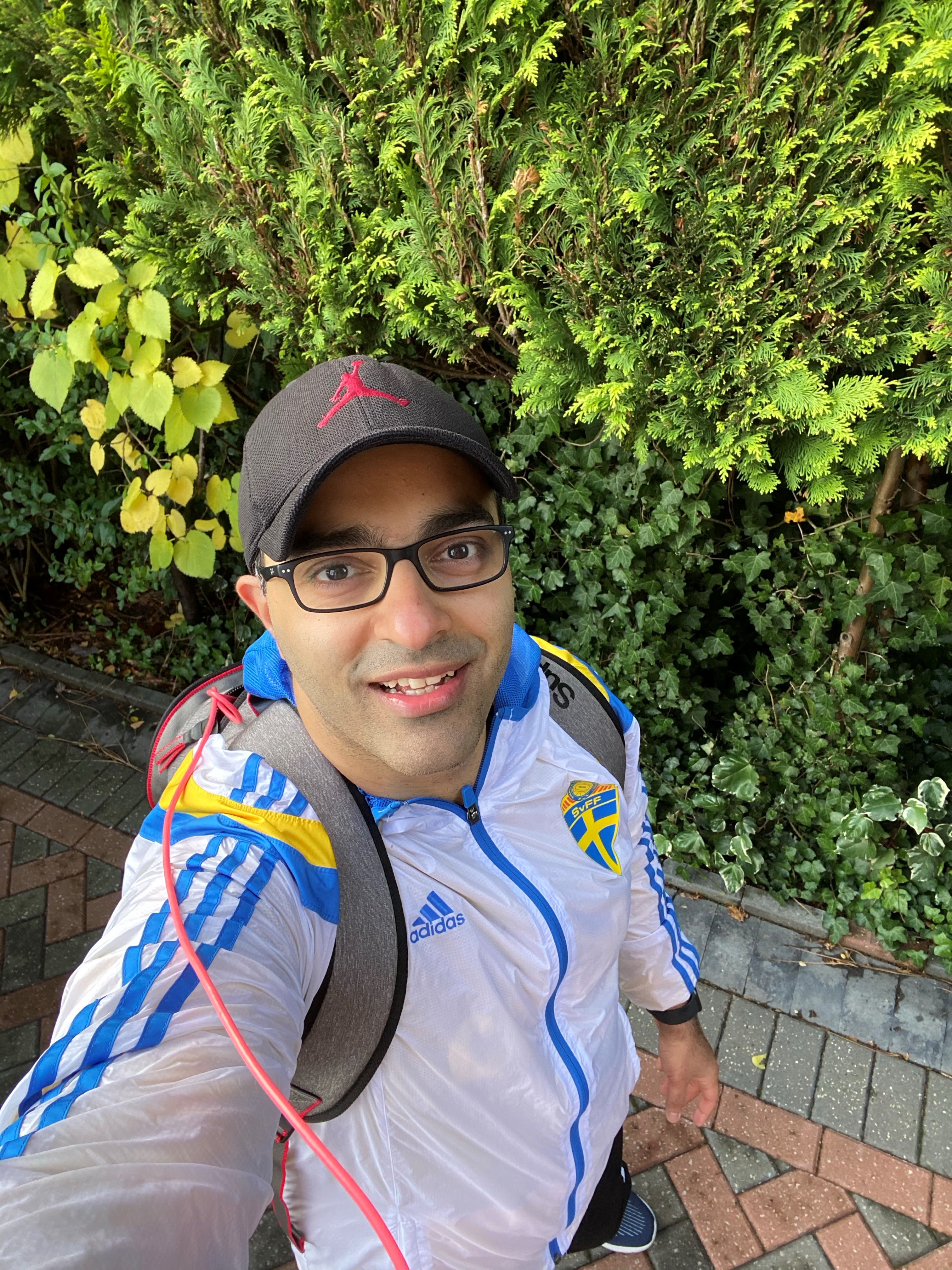 Thirty-seven-year-old Haider Ali, a GP from Manchester, completed his virtual London Marathon by walking the majority of his route to show anyone is capable of finishing the 26.2 miles
