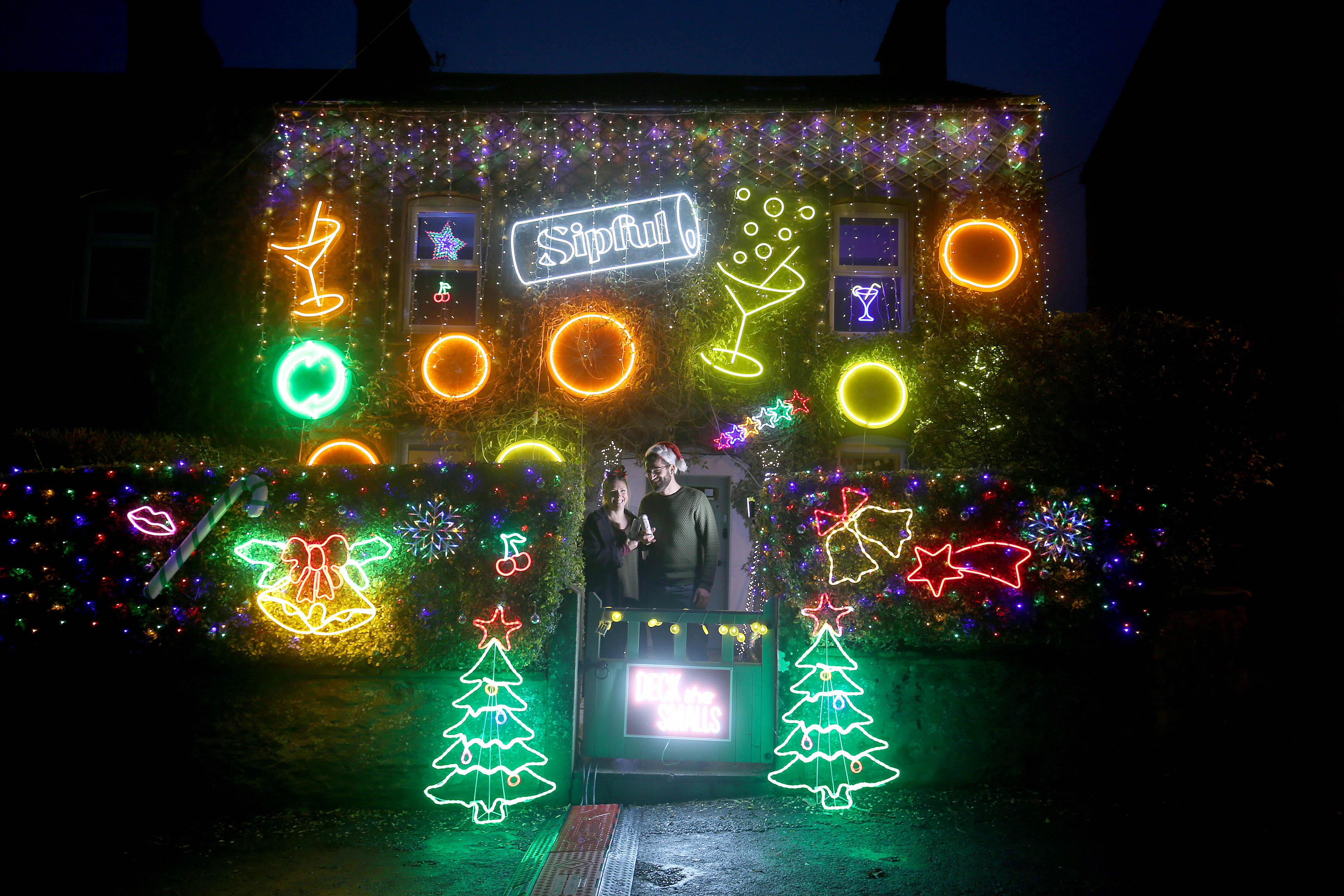 b and q christmas lights