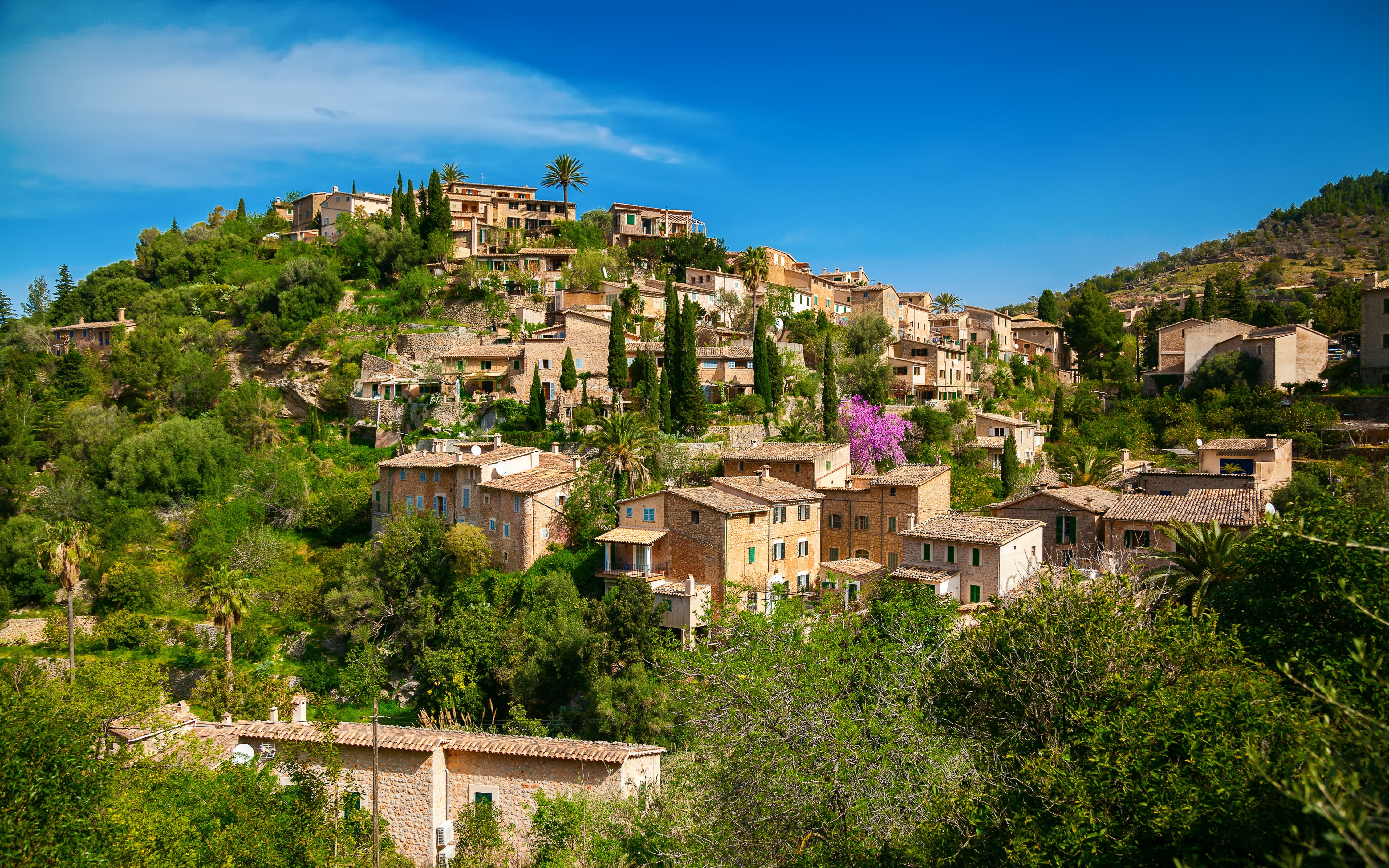 An image of the Mallorcan village of Deia