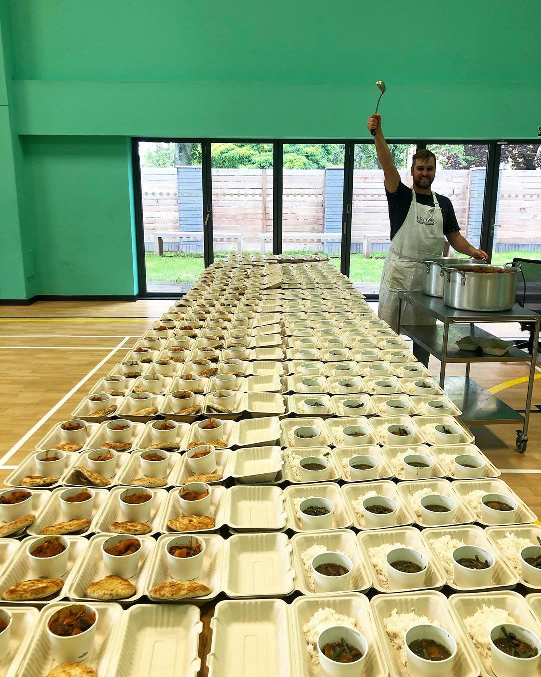 Vital Meals chef preparing meals in London