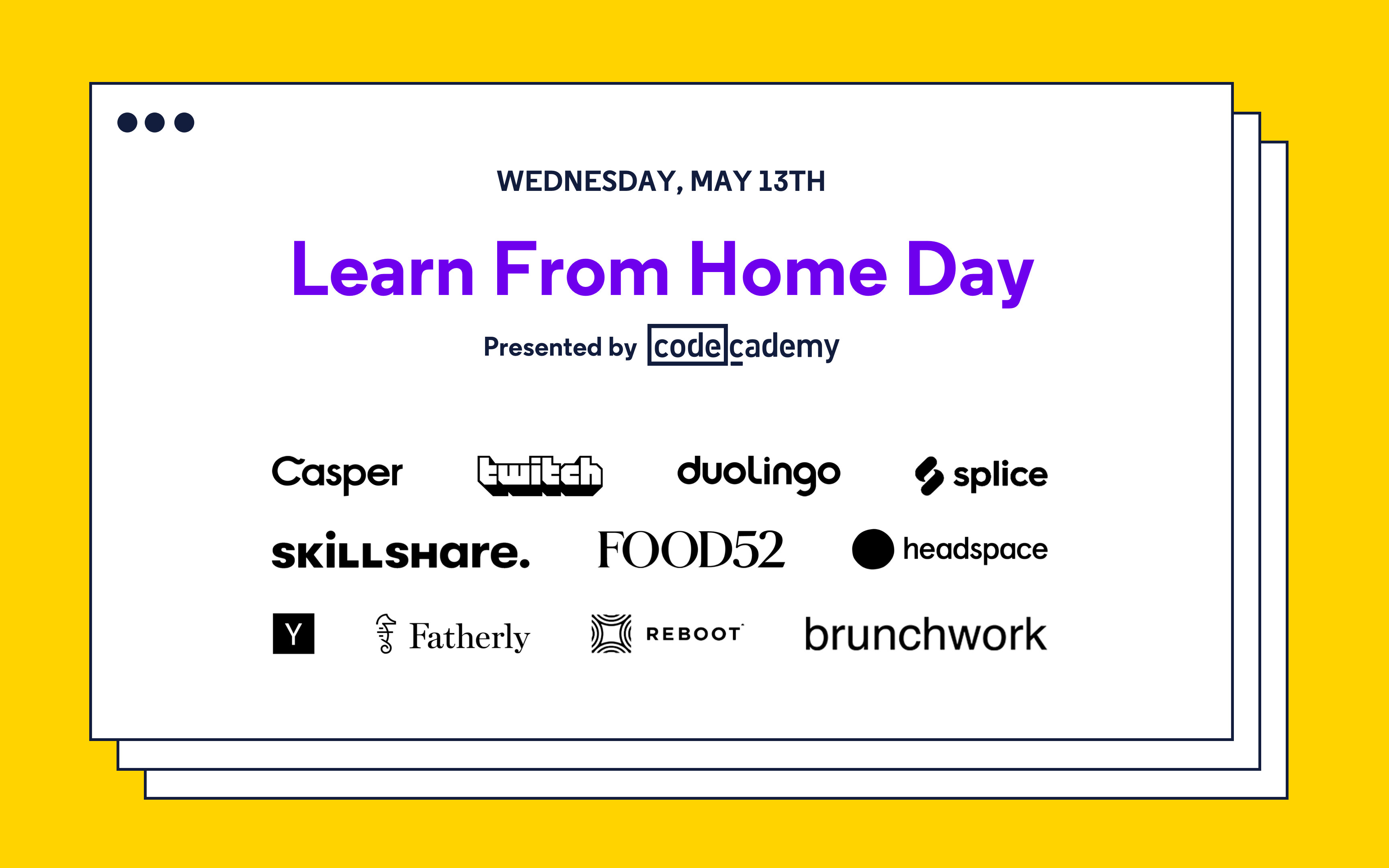 Learn from Home Day with Codecademy