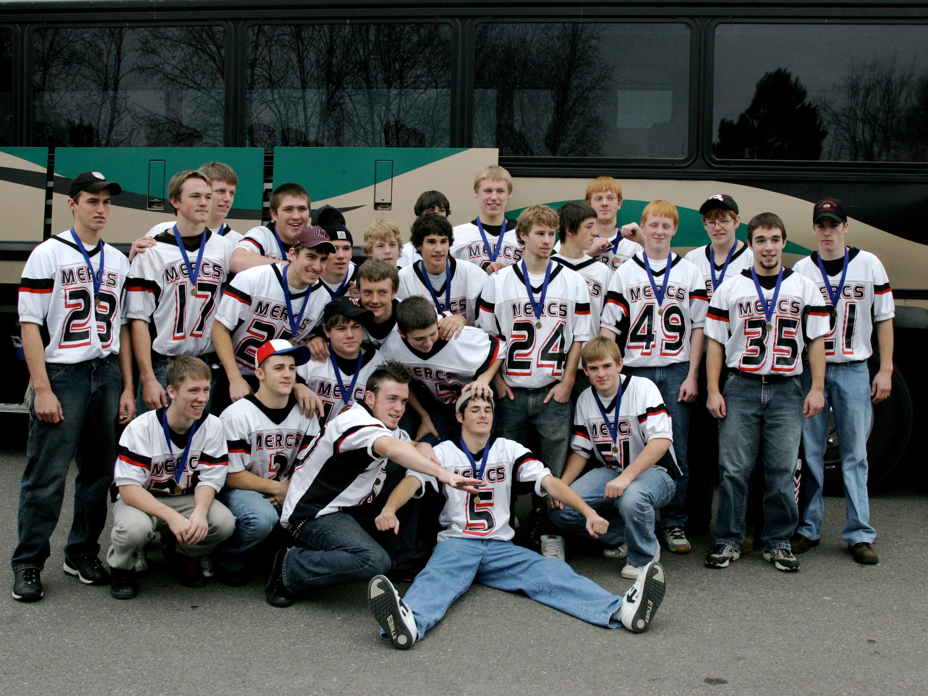 There were a lot of good times, and I took part in many extra-curriculars to umm... avoid as much hay-making as possible. My senior year, was the first time our school ever went to state. I attrribute this to the number of farmboys involved, including myself. Simply put, if you can tackle a cow, you can tackle a person.