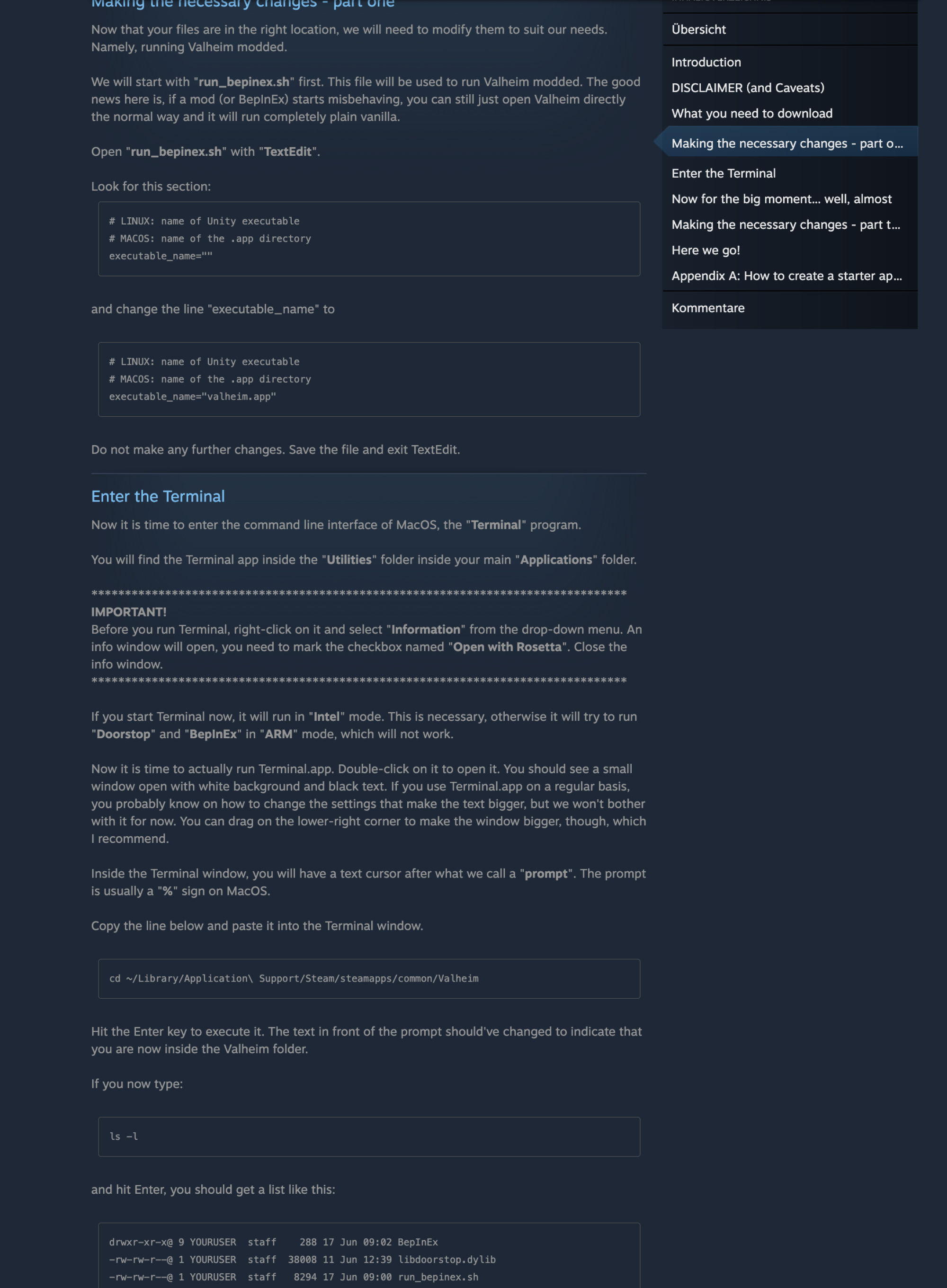 Valheim mac mod manager original workaround instructions insights