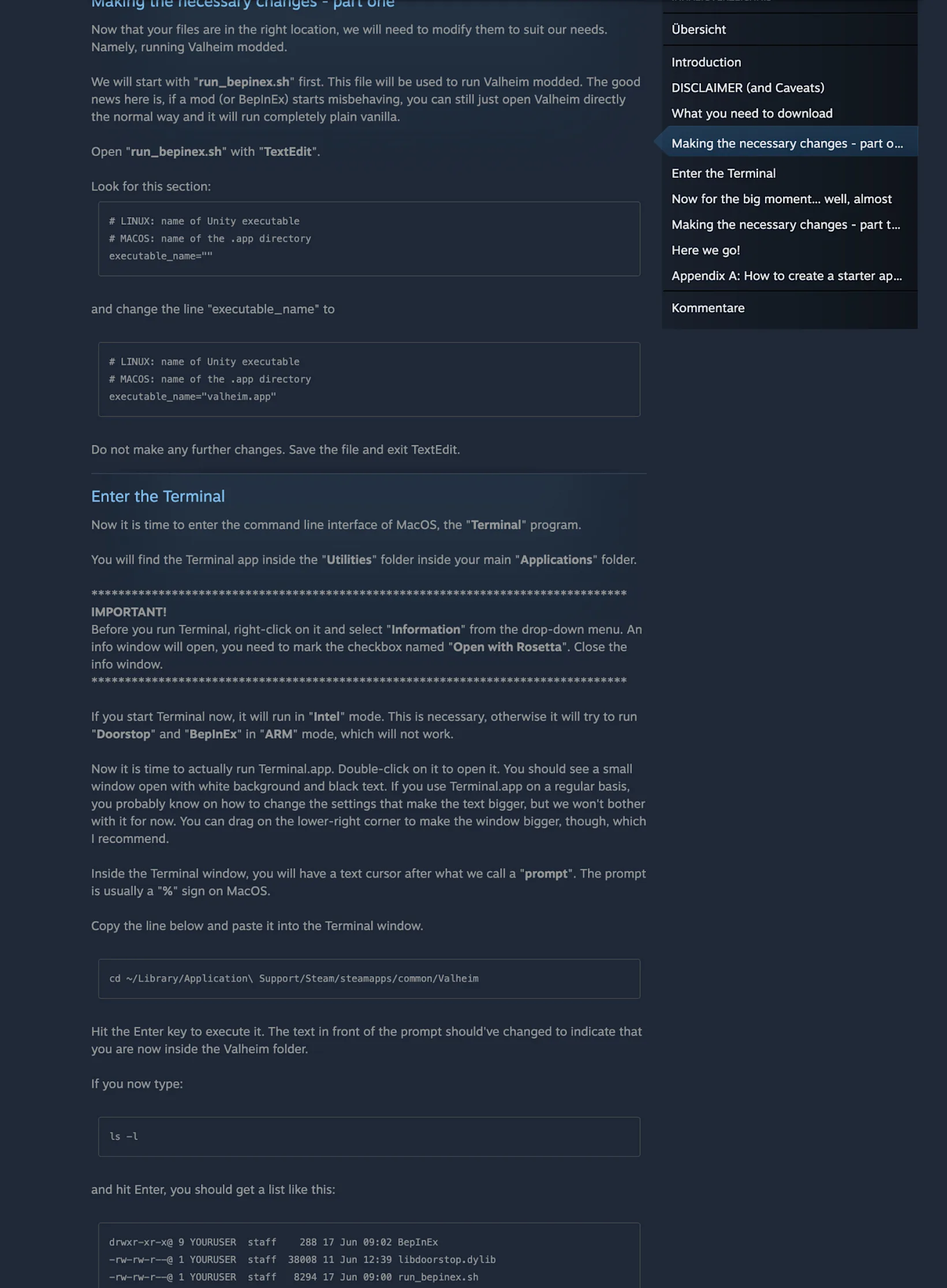 Valheim mac mod manager original workaround instructions insights
