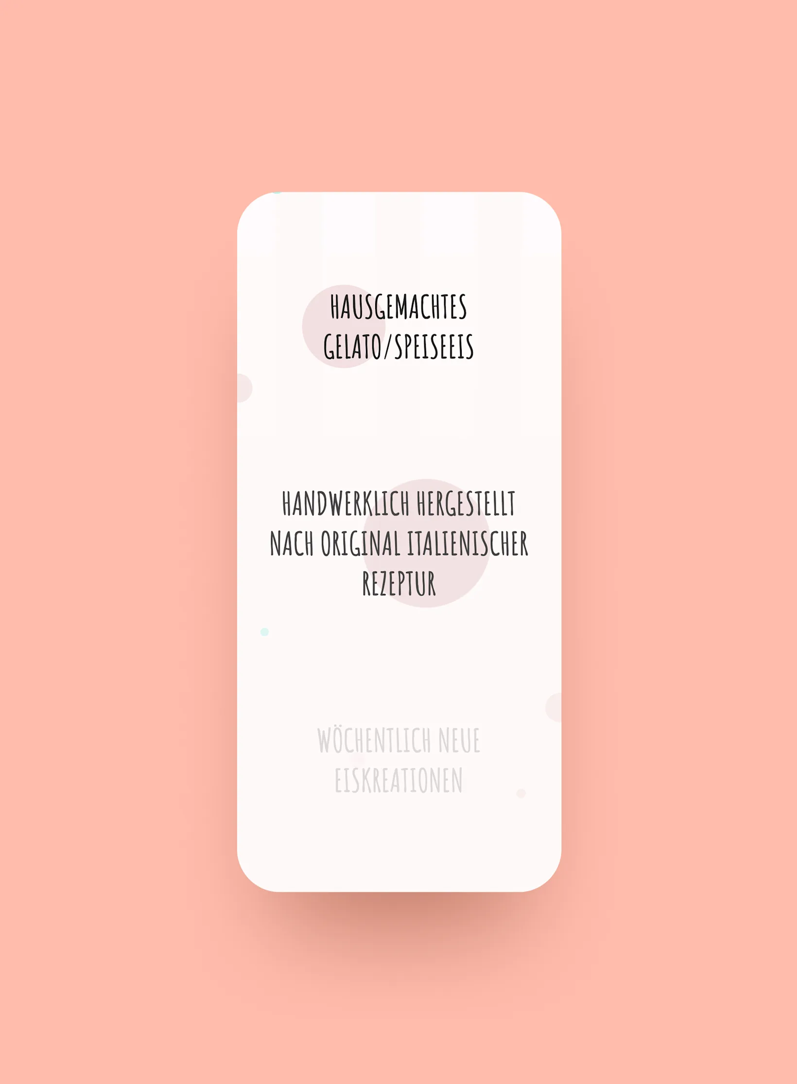 Roll'n Cone website keyfacts mobile view