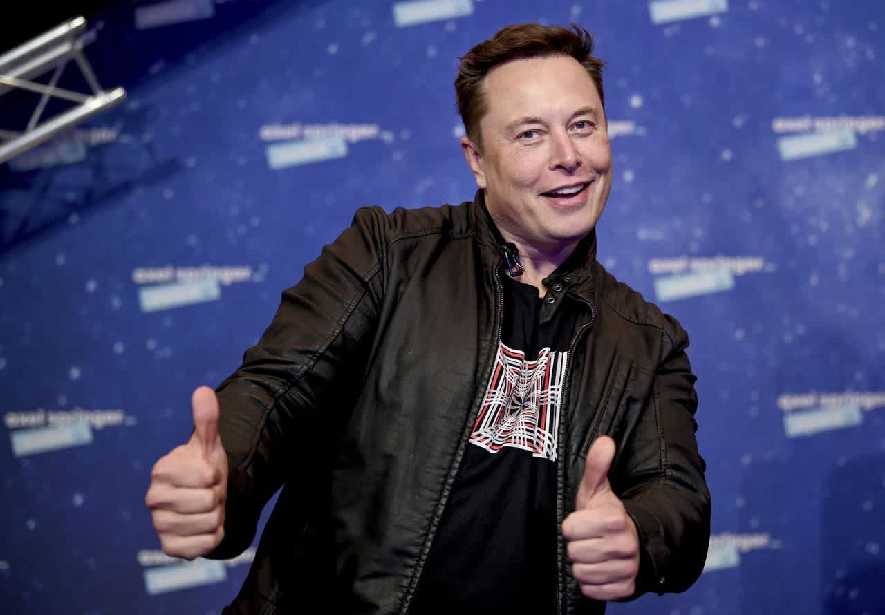 Elon Musk courtesy of Twitter