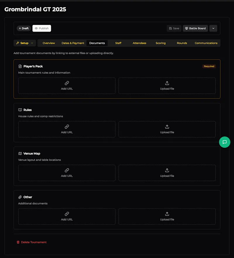 Documents Tab