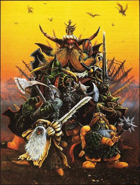 John Blanche - Fantasy warband (tribute)