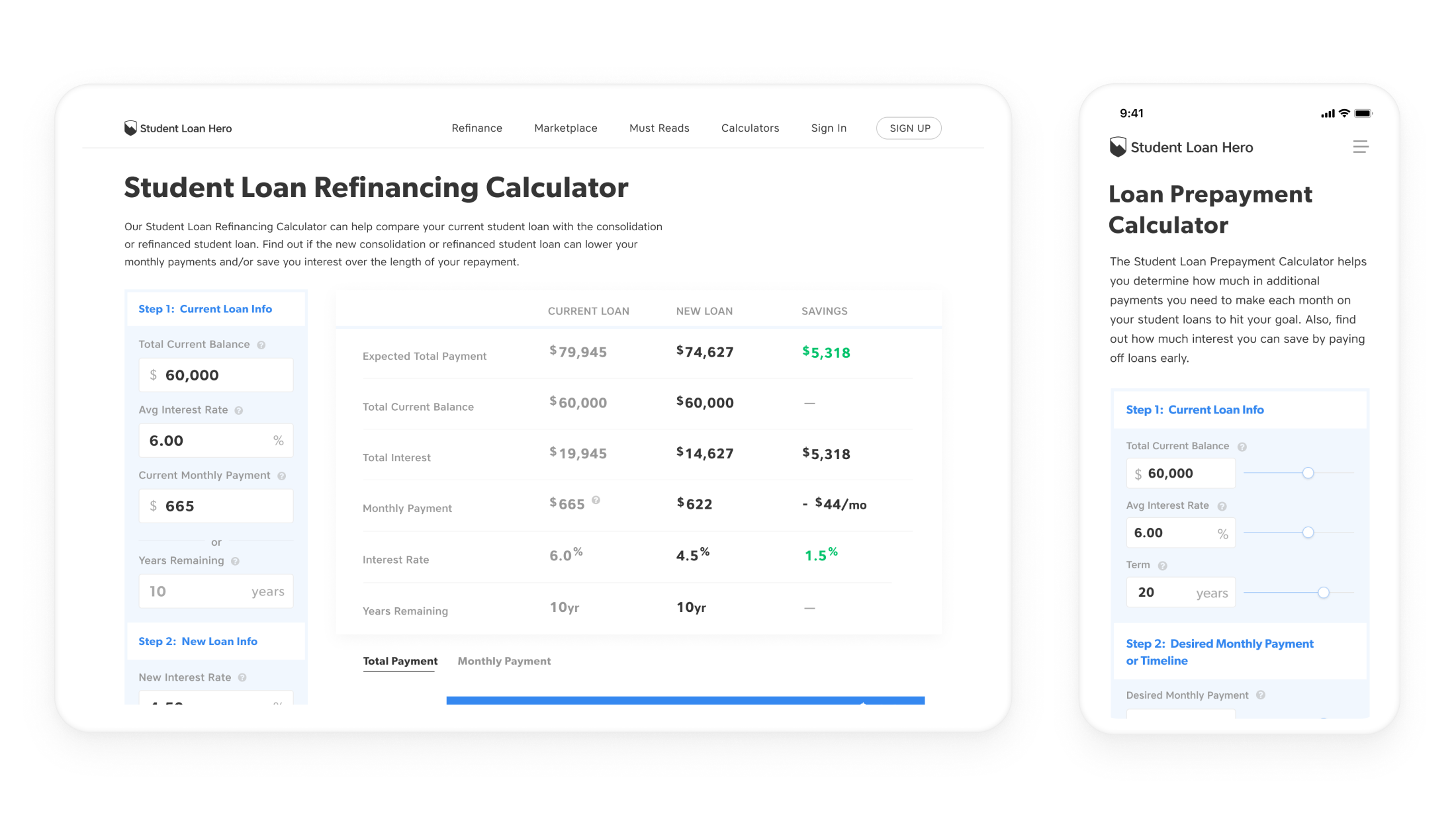 Student Loan Hero webuild product design for startups