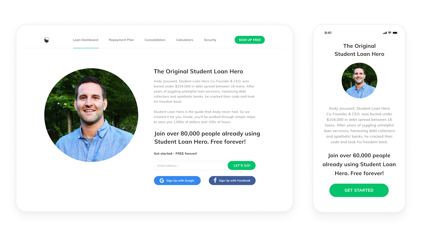 Student Loan Hero | webuild - product design for startups