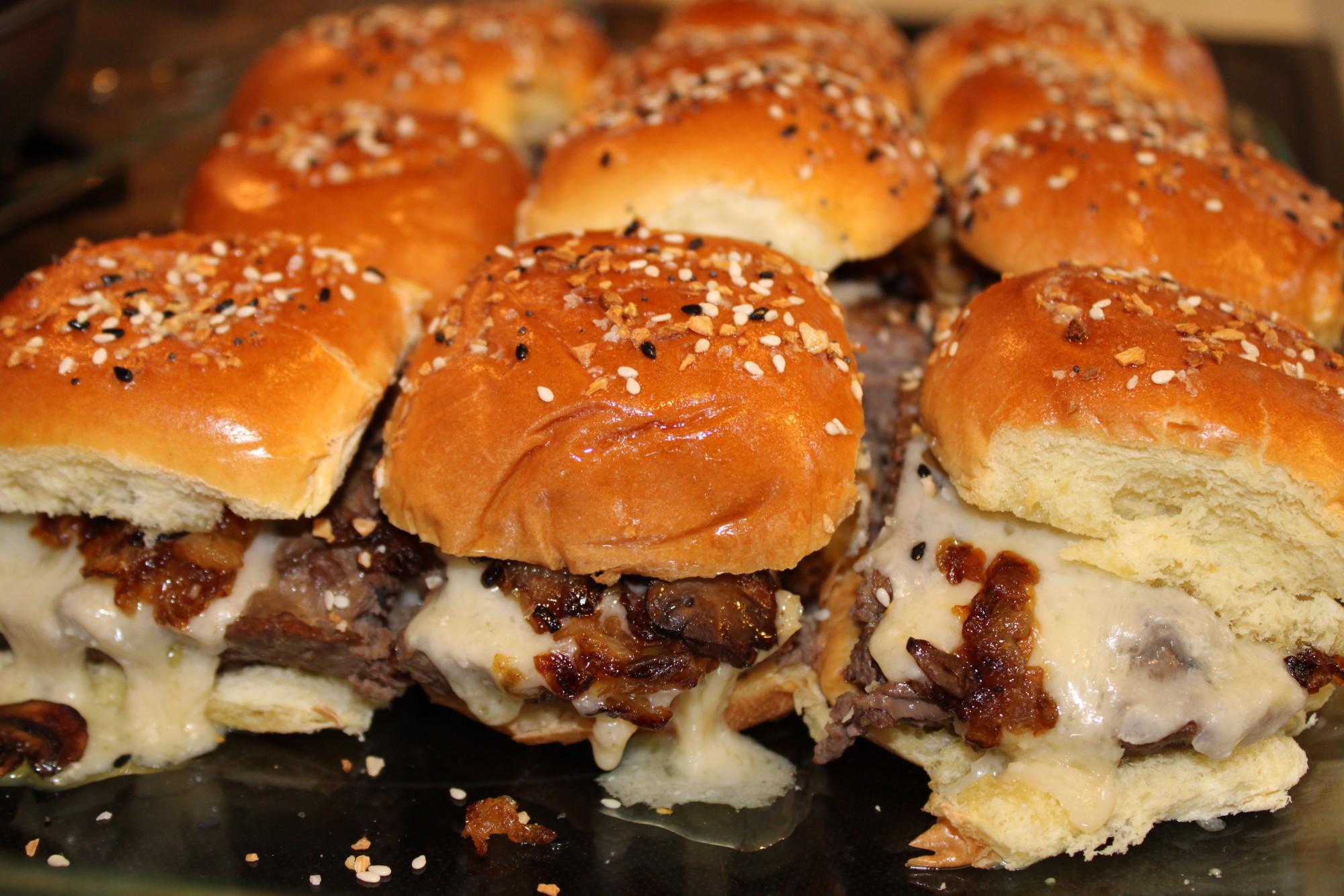 Everything Bagel Slider Burgers JUST THE DARN RECIPE