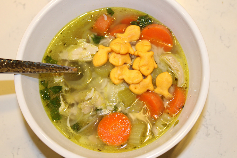 Minimalist Chicken and Rice Soup | JUST THE DARN RECIPE