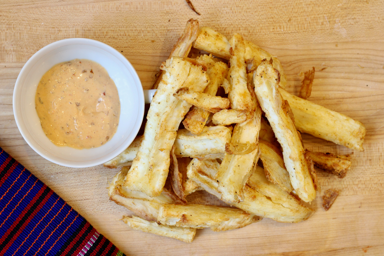 Air Fryer Yuca Fries | JUST THE DARN RECIPE