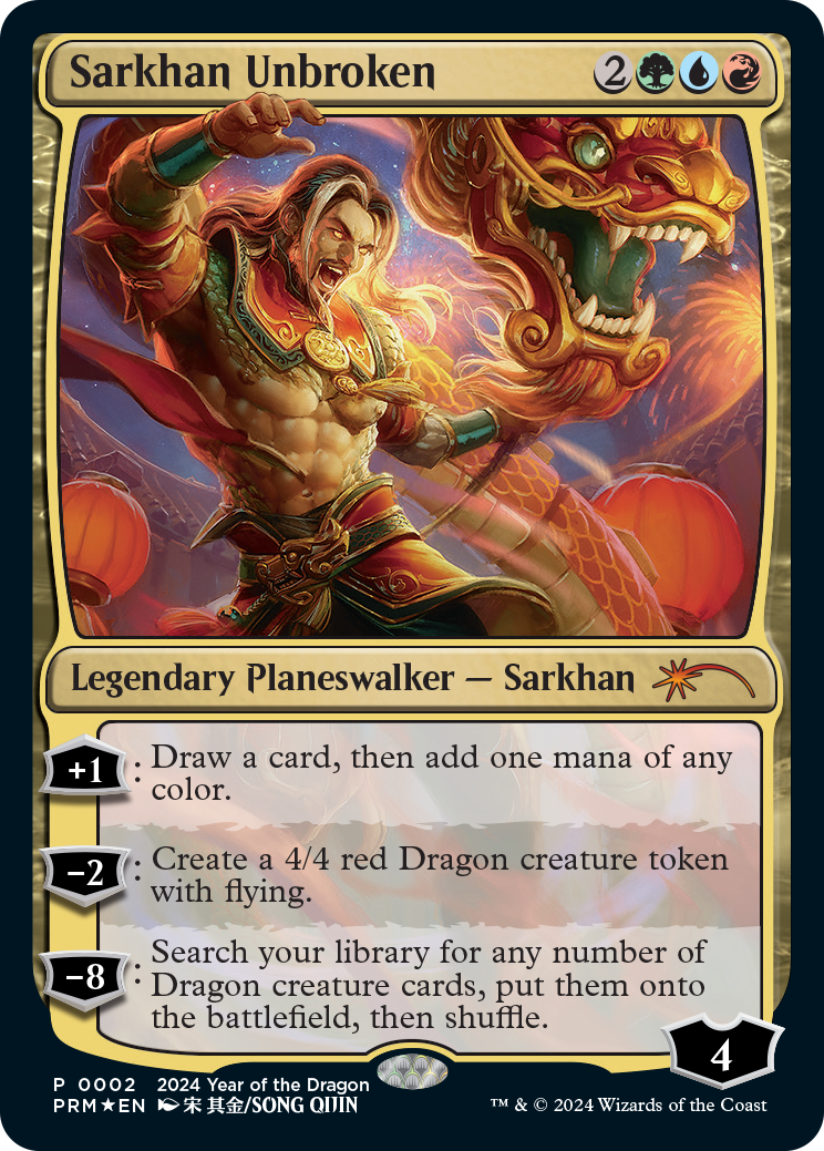 Sarkhan Unbroken promo card