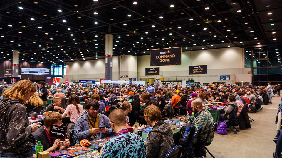 MagicCon promotional banner art — crowds and Magic branding