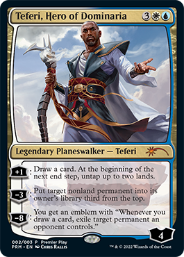 Card promocional Teferi, Herói de Dominária