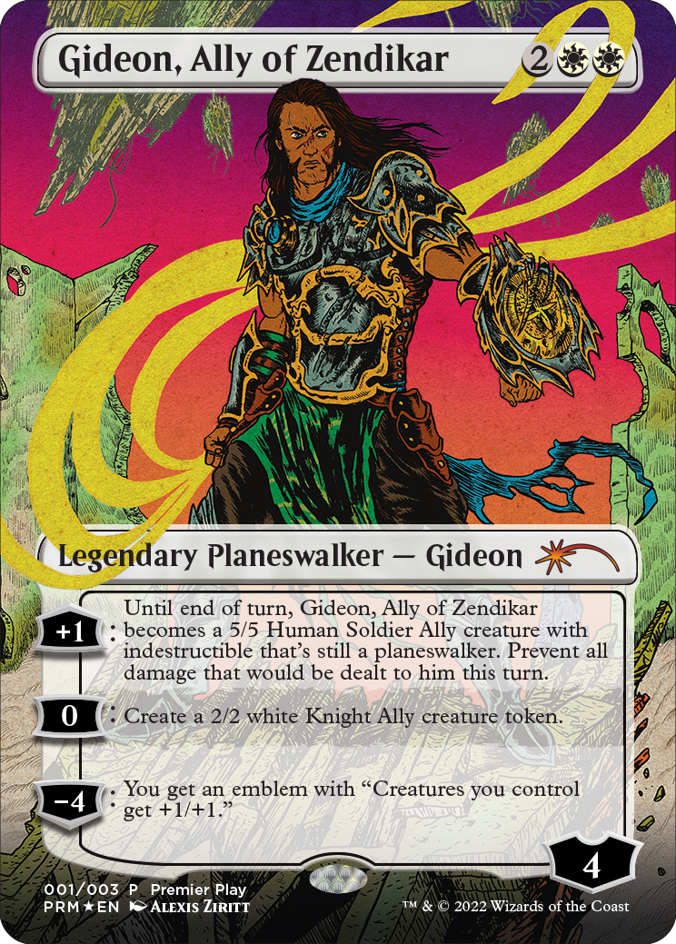 Gideon, Ally of Zendikar promocional