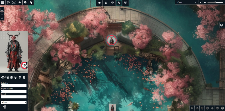 A screenshot of the new Fey-Gate UI