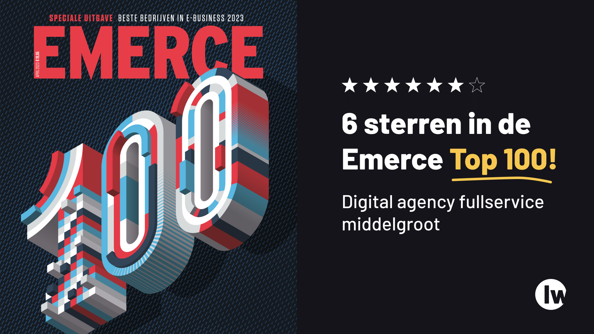 6 Sterren in de Emerce top 100! 
