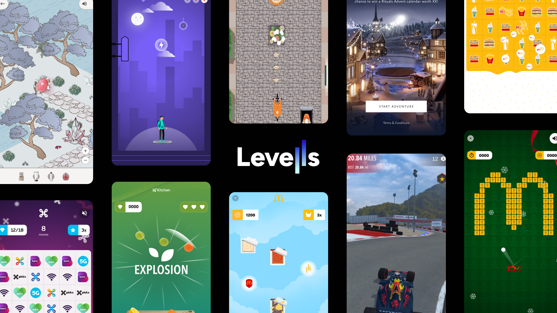 LiveWall launches branded game studio Levells.
