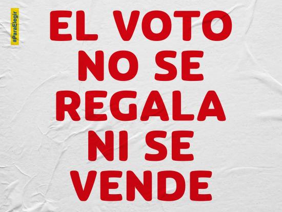Imagen cabecera ¡No vender el voto! La consigna de los jóvenes en regiones 